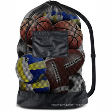 Football Storage Bag Basketball Storage Net Bag Large Capacity Ball Bag Training Sports Goods Storage Net Bag